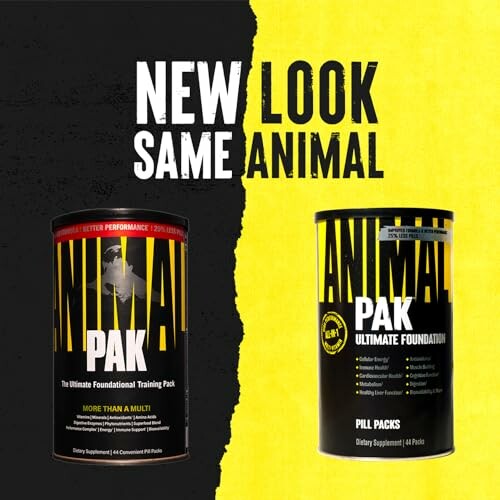 Animal Pak Produkte mit neuem Design