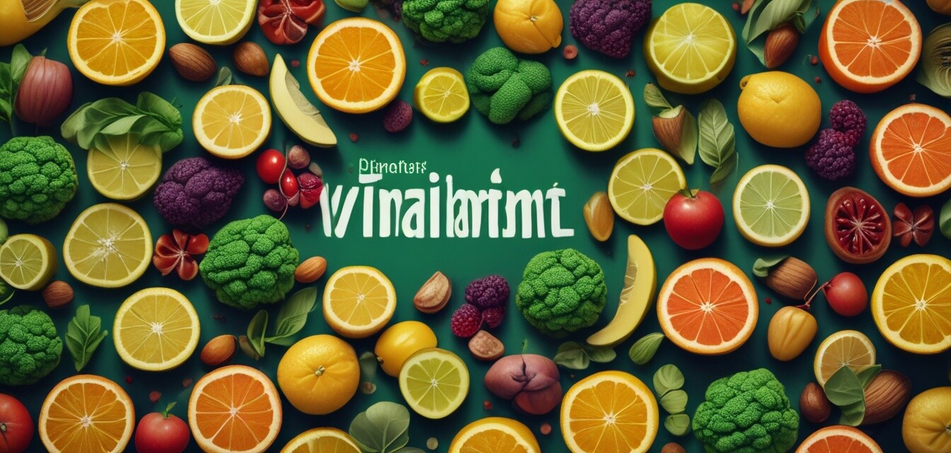 Antioxidantienreiche Vitamine