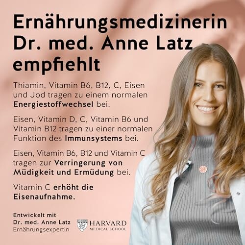 Empfehlungen von Dr. Anne Latz für Ernährung und Energie.
