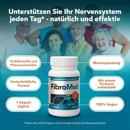 FibroMed Nahrungsergänzungsmittel für das Nervensystem.