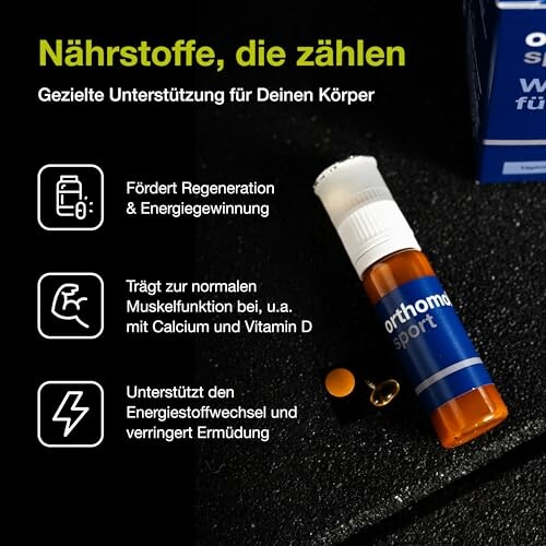 Orthomol Sport Nahrungsergänzungsmittel mit Vitamin D und Calcium