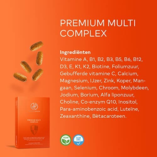 Premium Multi Complex Nahrungsergänzungsmittel mit Vitaminen und Mineralien